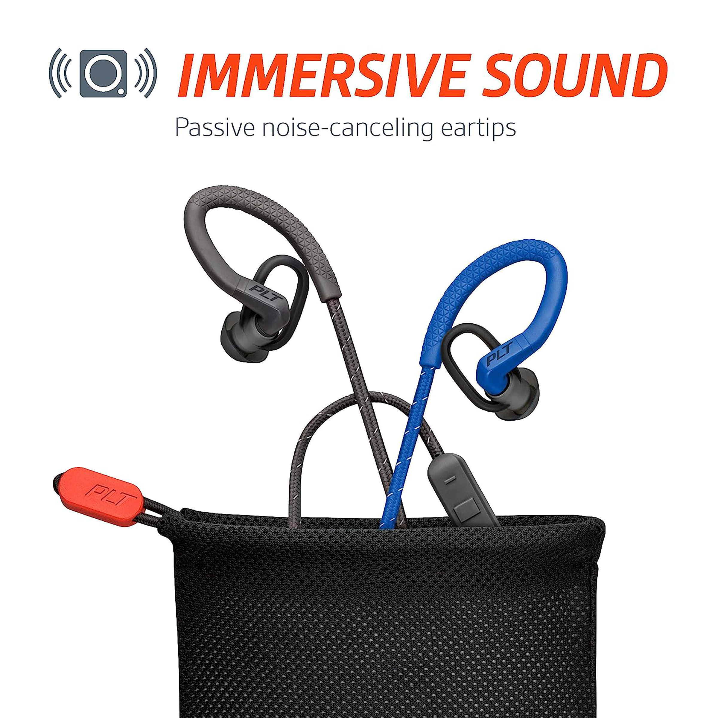 Plantronics backbeat fit discount black